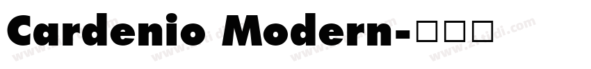 Cardenio Modern字体转换